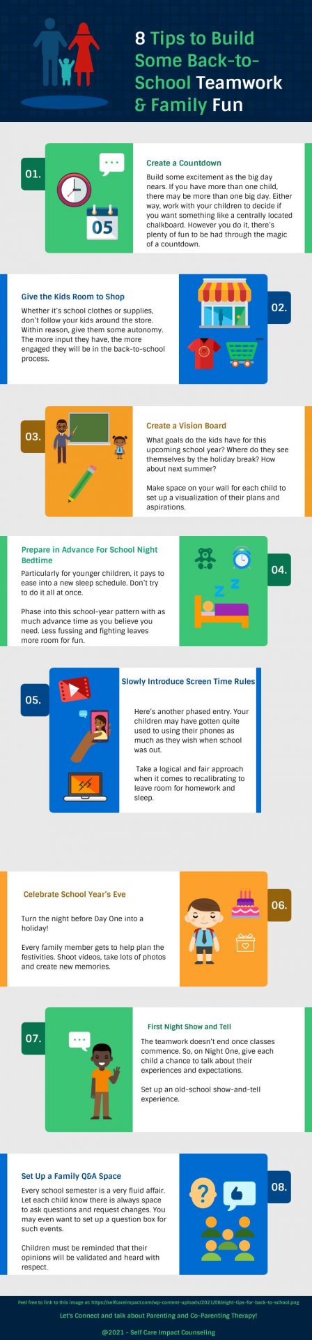 back to school infographic