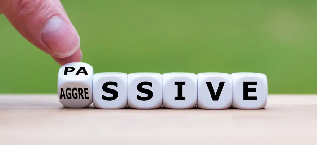 dealing with passive aggression